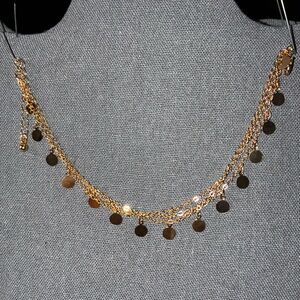 Elegant Gold-Tone 3 Chain Layered Ankle Bracelet